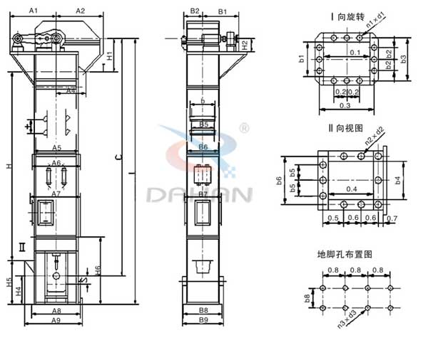 PL斗式提升機 PL斗式提升機